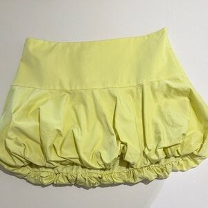 Zara Lemon Mini Skirt